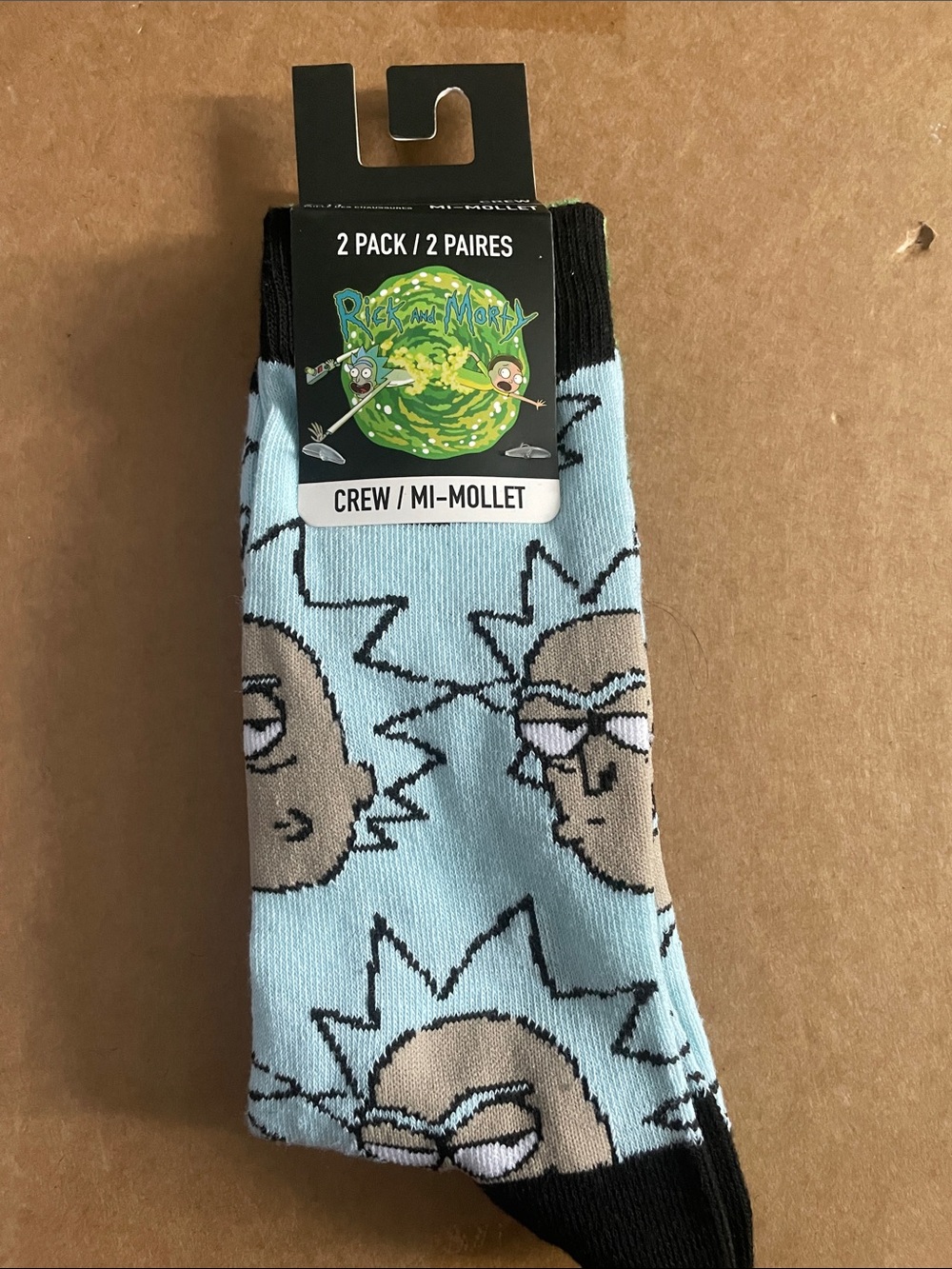 Men's Crew Socks - Light Blue (2 Pack) ⭐️ 2 for $11⭐️